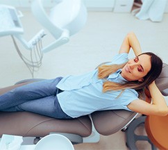 Oral conscious sedation helps create a feeling of calm and relaxation at the dentist